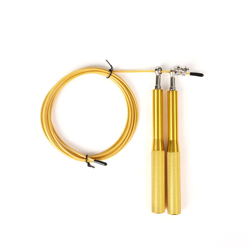 Professional Racing Aluminum Metal Wire Jump Rope Fitness Sports Equipment Metal Jump Rope for Middle School Student Training