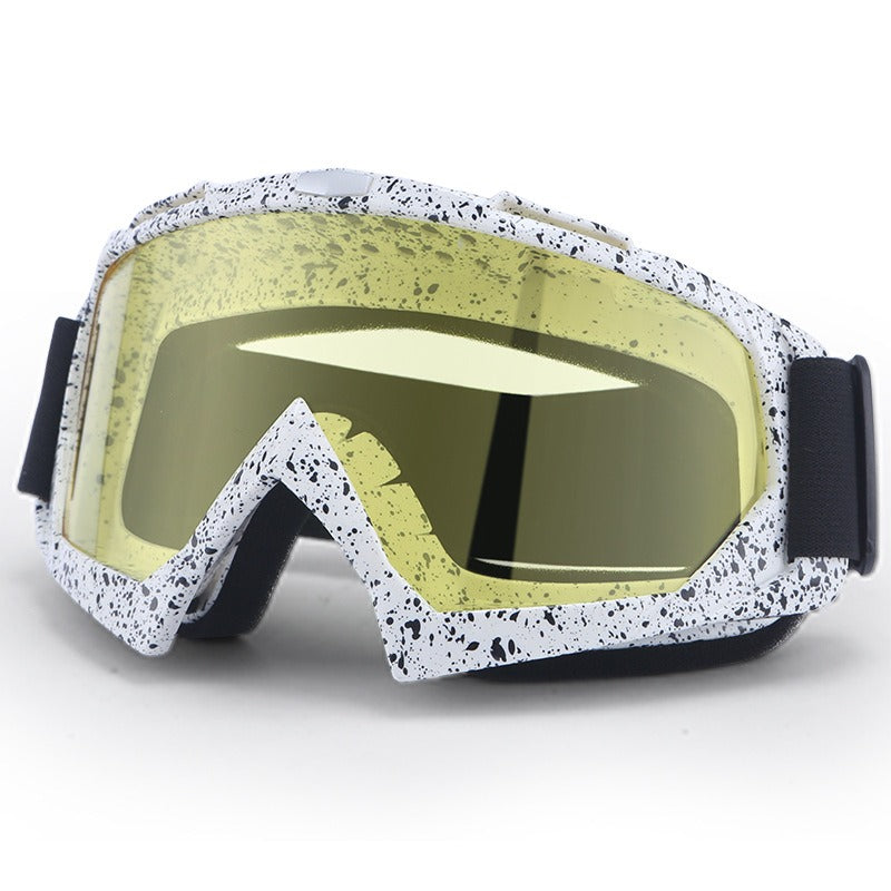 Masque moto hors-route intégral coupe-vent ski