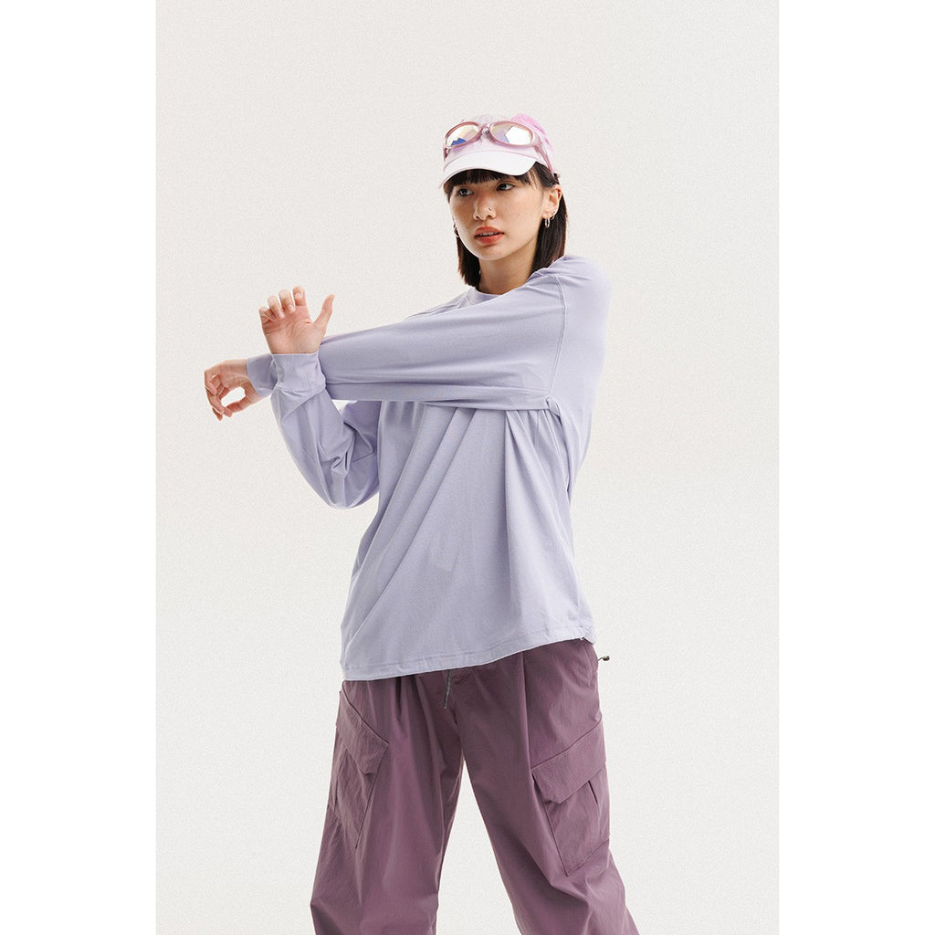 Sweatshirt sport unisexe coupe ample manches longues - Outdoor montagne