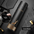 500ML Thermos Vakuumflaschen Temperaturanzeige 304 Edelstahl Wasserflasche Reise Sport Zuhause Große Tassen Becher Geschenk für Männer Frauen
