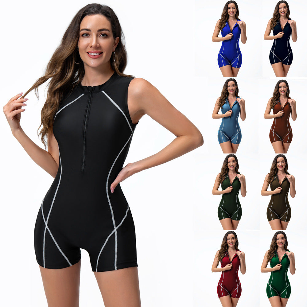 Maillot de bain une pièce femme surf plongée