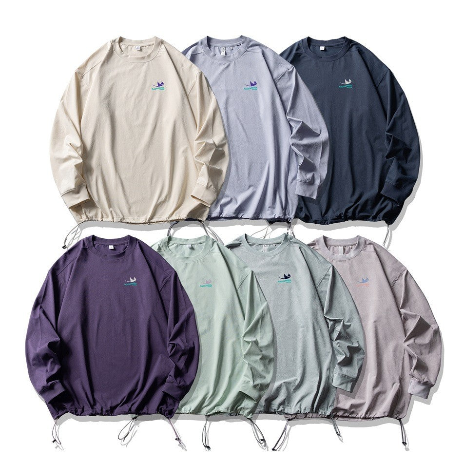 Sweatshirt sport unisexe coupe ample manches longues - Outdoor montagne