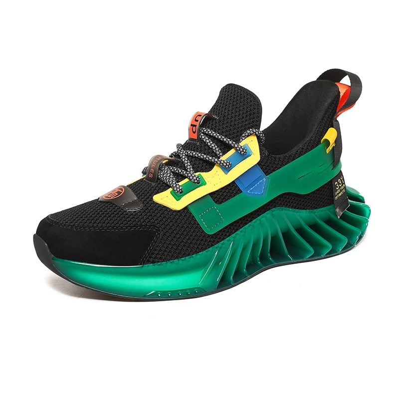 Sneakers sport homme réfléchissantes