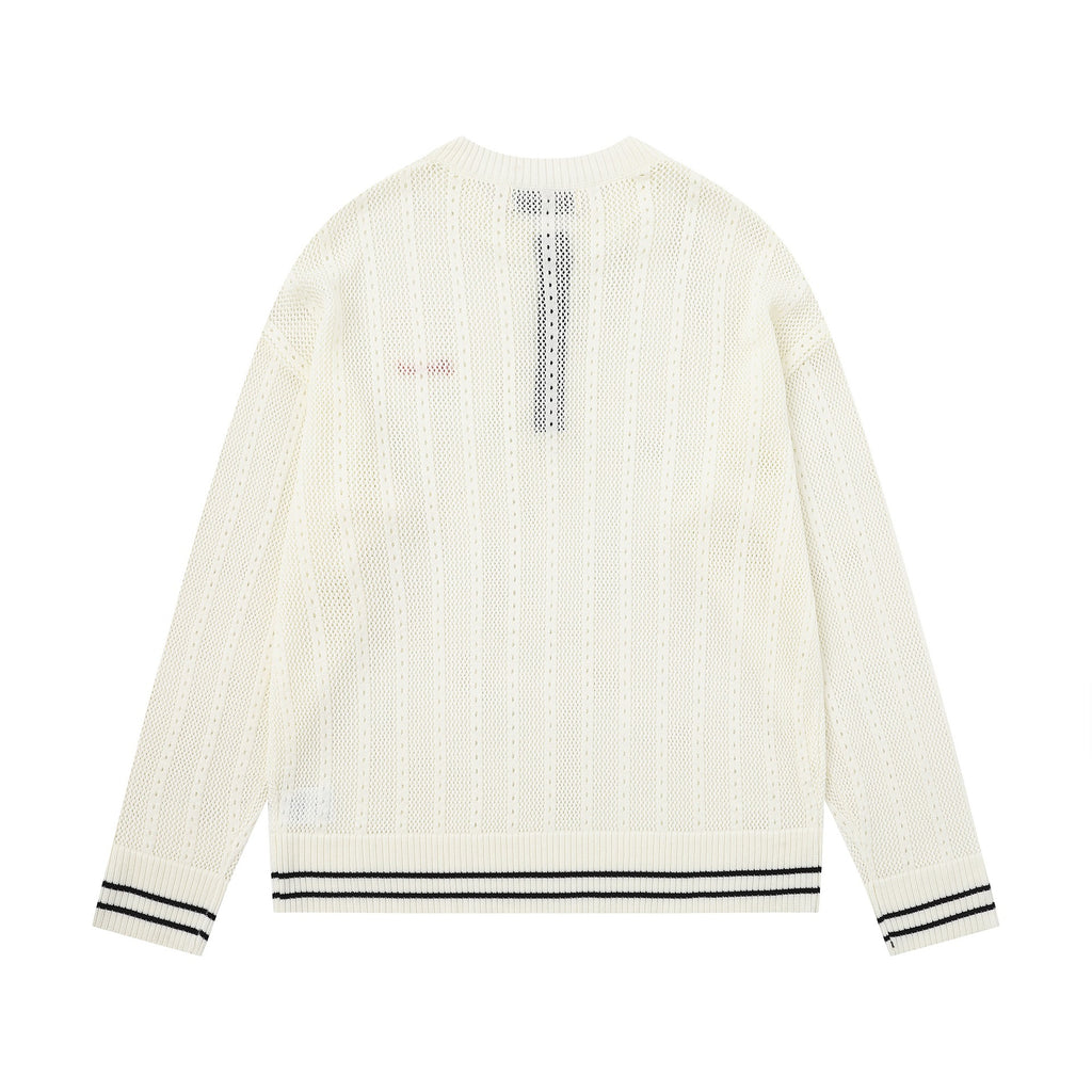 Contrast ribbed embroidered jacket