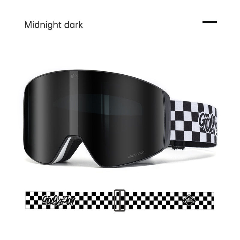 Masque ski magnétique anti-buée homme femme