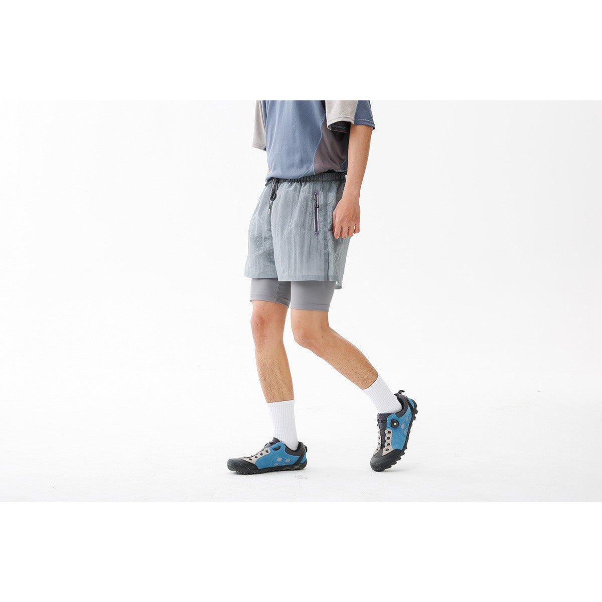 Outdoor Quick-Dry Tactical Sport Reflective Running Shorts