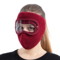 Cagoule polaire avec lunettes intégrées anti-buée