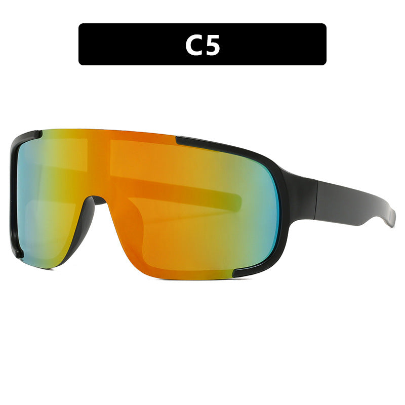 Lunettes de ski cyclisme grand cadre coupe-vent