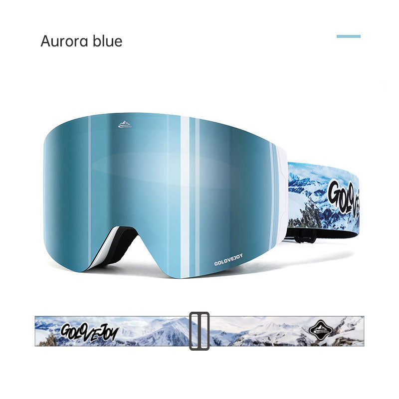 Masque ski magnétique anti-buée homme femme