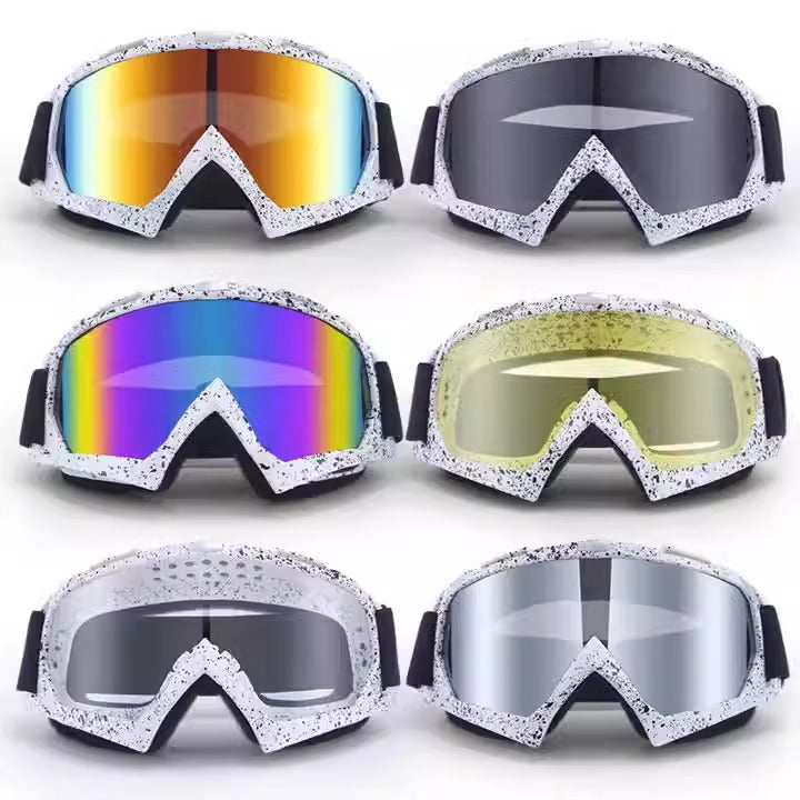 Masque moto hors-route intégral coupe-vent ski