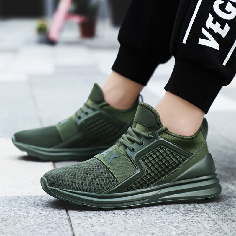 Breathable Air Mesh Men Running Shoes Jogging Gym Training Althetic Outdoor Sport Shoes