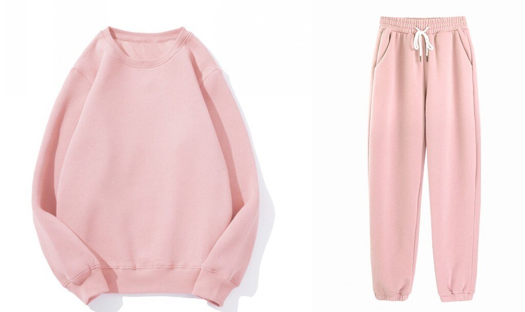 Ensemble sweat femme 2 pièces automne - Hoodie + pantalon sport casual