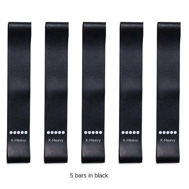 Five-Piece TPE Resistance Bands for Squats, Butt Lifting, Leg and Arm Training, Body Shaping, Yoga Elastic Loop Bands