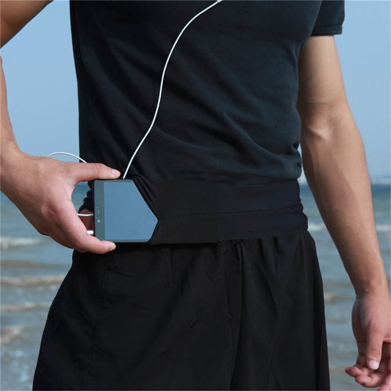 Professionelle Lauftasche für Damen und Herren, Sporttasche für Fitnessstudio, Trail, Unisex-Laufgürtel, unsichtbare Bauchtasche für Mobiltelefone