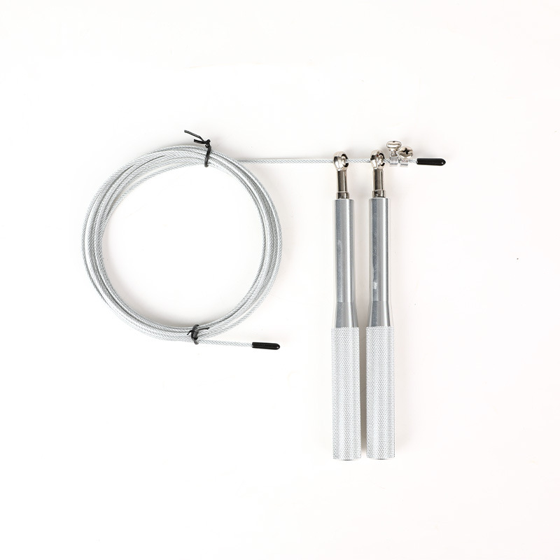 Professional Racing Aluminum Metal Wire Jump Rope Fitness Sports Equipment Metal Jump Rope for Middle School Student Training