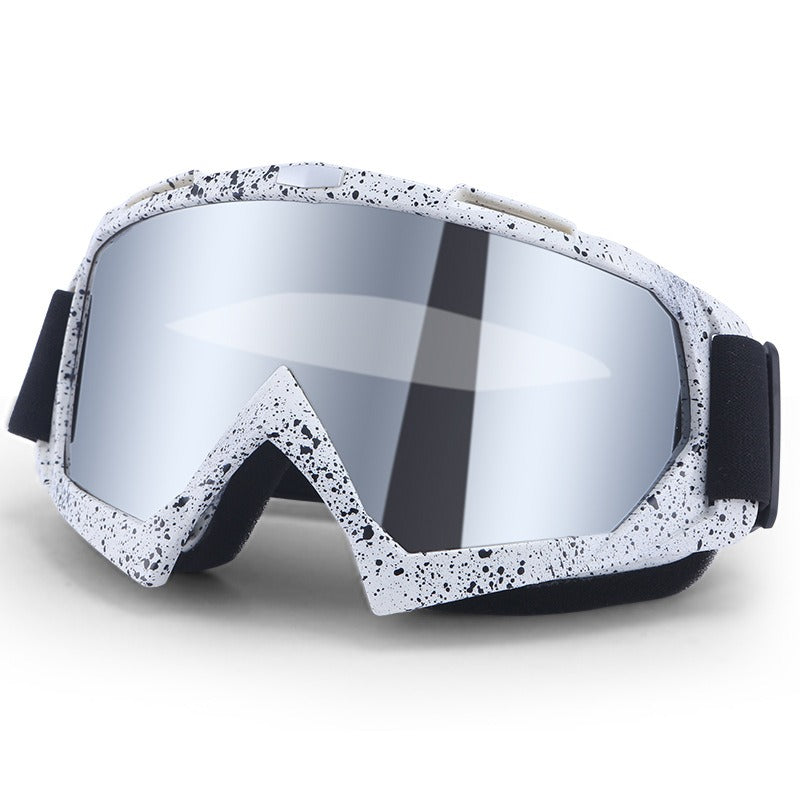 Masque moto hors-route intégral coupe-vent ski