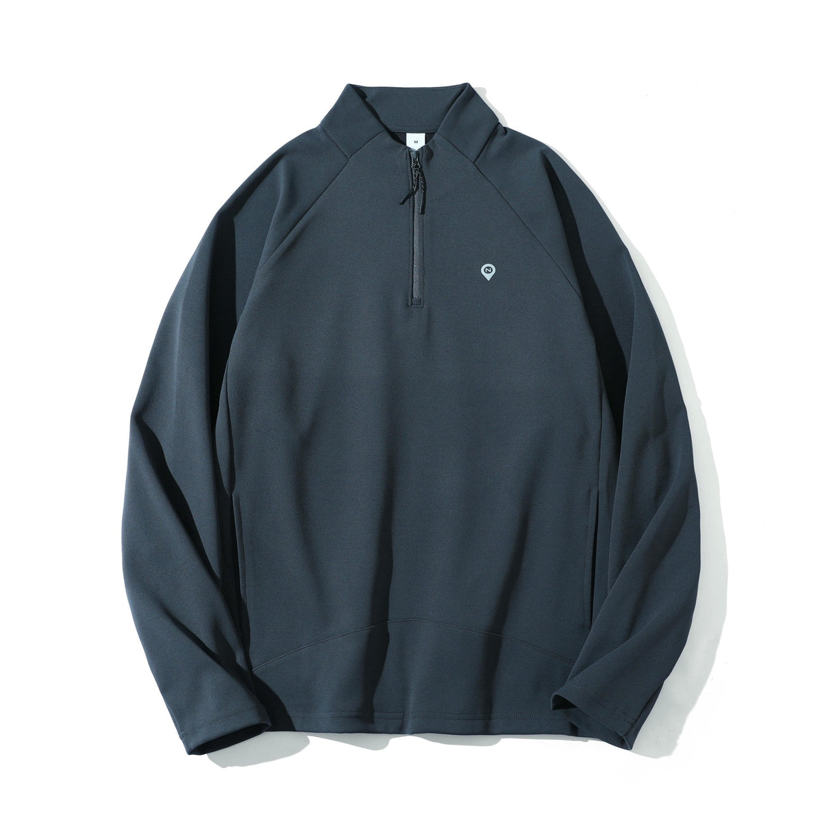 Windproof Loose Casual Sport Half-Zip Hooded Sweatshirt
