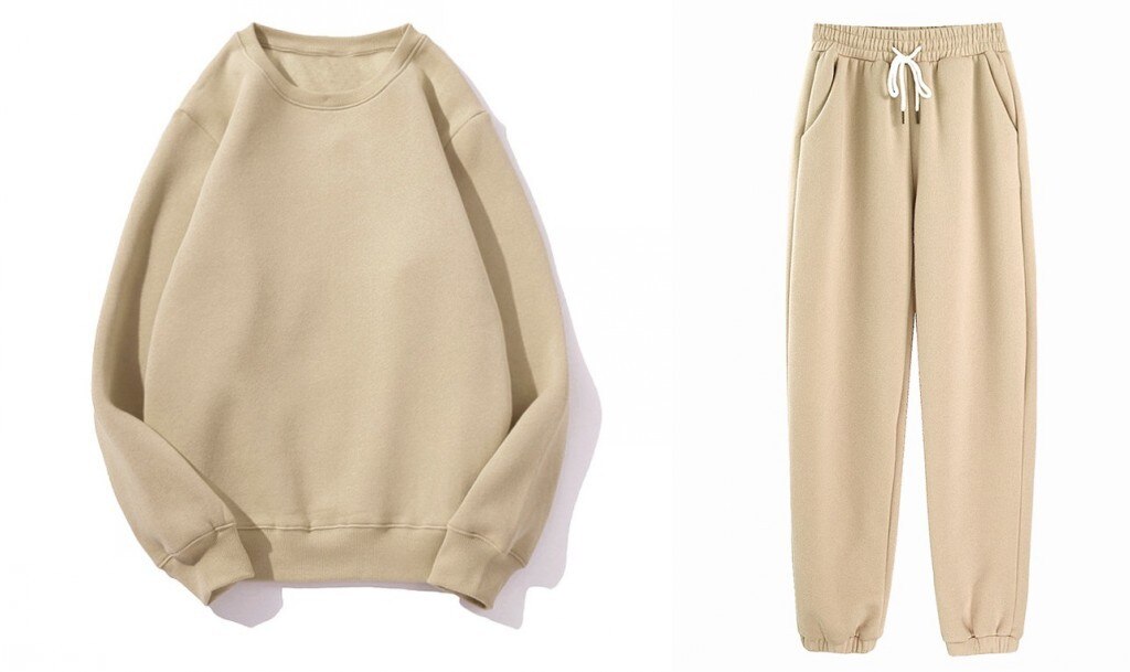 Ensemble sweat femme 2 pièces automne - Hoodie + pantalon sport casual