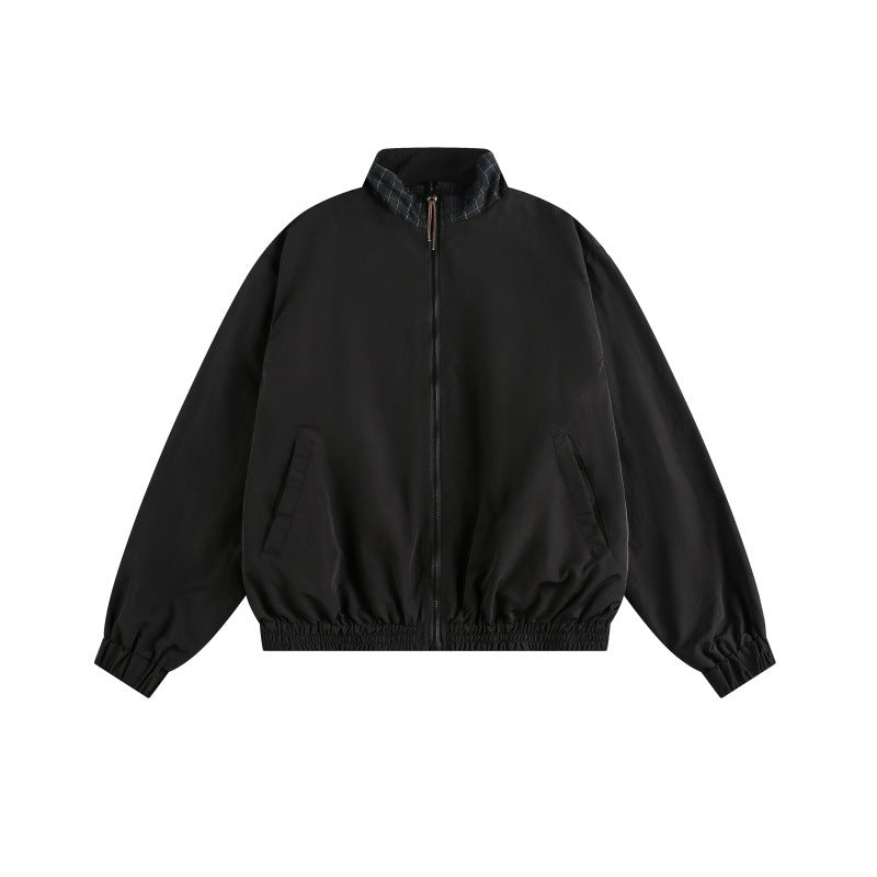 Reversible Vintage Unisex Loose Casual Sport Jacket