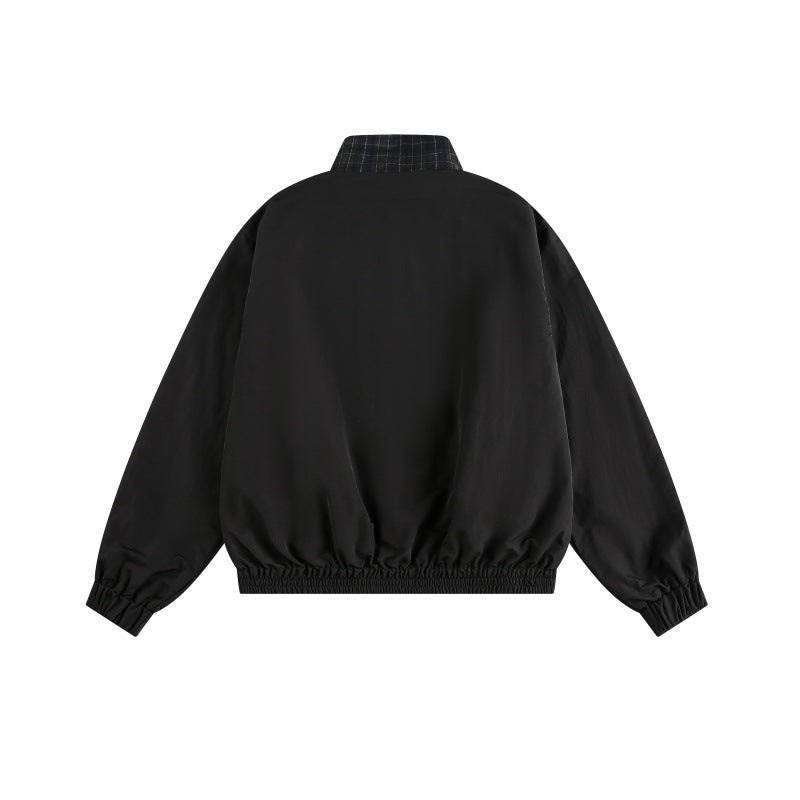 Reversible Vintage Unisex Loose Casual Sport Jacket